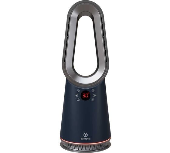 Безлопастной вентилятор настольный Titan Electronics синий титан TELFAN002TITAN