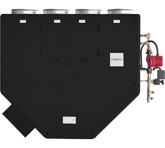 Вентиляционная установка TURKOV Zenit Heco VM 550 W2R220 (EPP) (ПВУ, жидкостн. нагреватель, 3-ст. рекуператор, автоматика, комплект датчиков) ЦБ-00061810
