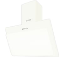 Наклонная вытяжка Centek ширина 60 см, металл+стекл, 600 м3/час (68 Вт), 3ск, LED CT-1827-60 White