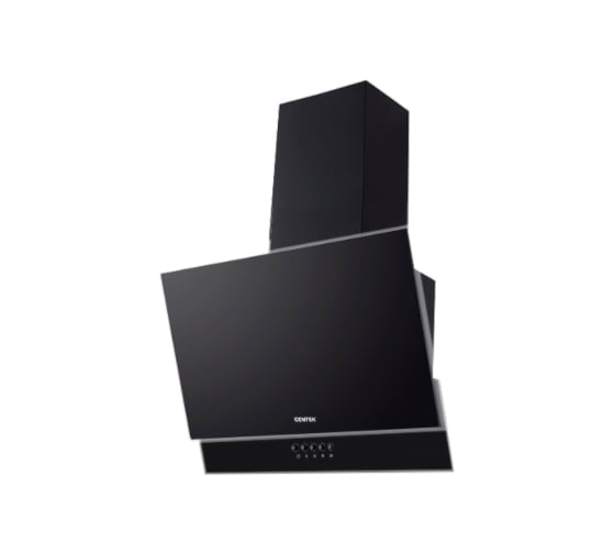 Наклонная вытяжка Centek ширина 60 см, 750 м3/час (123 Вт), 3 скорости, LED CT-1828-60 Black 1