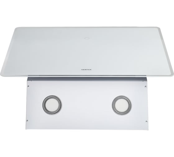 Наклонная вытяжка Centek ширина 60 см, 1000 м3/час (233 Вт), 3 скор, LED, сенсор CT-1829-60 White