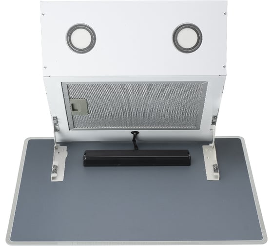 Наклонная вытяжка Centek ширина 60 см, 1000 м3/час (233 Вт), 3 скор, LED, сенсор CT-1829-60 White