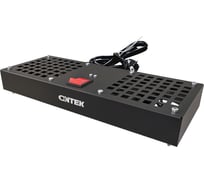 Модуль вентиляторный ONTEK потолочный, 2 элемента, без термостата, для настенных шкафов W, TCW, черный RAL 9005 FWTCW2WET-9005