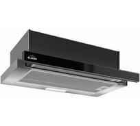 Кухонная вытяжка Elikor Интегра GLASS 60П-650-В2Л, черный/черный 934207