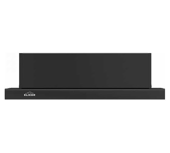 Кухонная вытяжка Elikor Интегра GLASS 60П-400-В2Л, черный/черный 954865