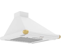 Кухонная вытяжка Elikor Сатурн 50П-180-В1Л, белый/белый/золото 221960