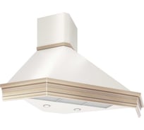 Кухонная вытяжка Elikor Форест Валенсия 90П-700-П3Д, бежевый/дуб неокрашенный 951345