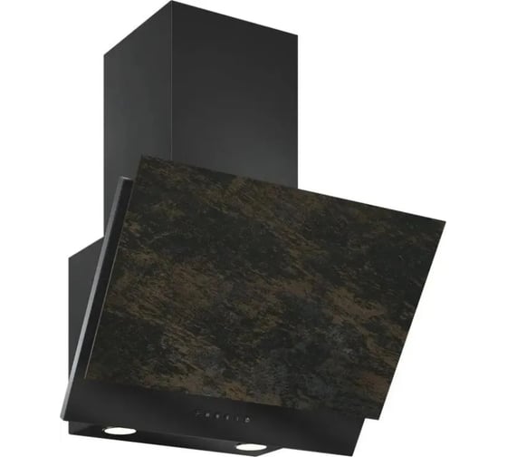 Кухонная вытяжка Elikor Рубин Ceramics S4 90П-700-Э4Д, антрацит/бронзовый травертин 181615 1