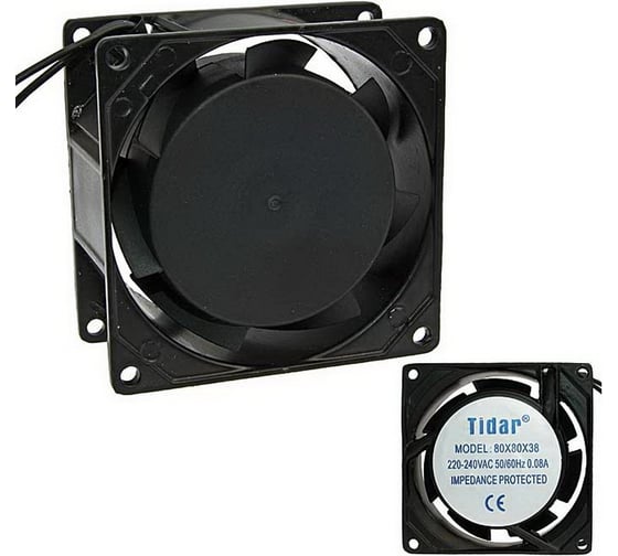 Вентилятор TIDAR RQA 8038HSL 220VAC 56349 1