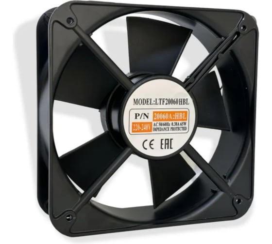 Вентилятор осевой компактный KRAFTAIR LTF20060HBL 1