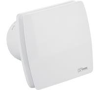 Вытяжной вентилятор GFmark D-100 мм, с обратным клапаном, с таймером и сенсорным датчиком движения, квадратный, закрытый, из АБС пластика, цвет БЕЛЫЙ. 50042