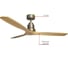 Потолочный вентилятор Lantau Pine Wood DC 132 DREAMFAN 33502DC 7