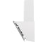 Кухонная вытяжка MAUNFELD Medway 60 белый/вставка сатин MEDWAY 60 Glass White/ Stripe Inox 3