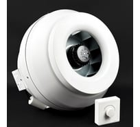 Комплект KRAFTAIR вентилятор канальный круглый с регулятором скорости ВКК-315V+регулятор