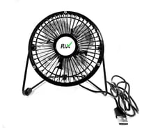 Вентилятор настольный RIX RDF-1501USB черный UT-00000349