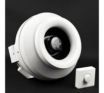 Комплект KRAFTAIR вентилятор канальный круглый с регулятором скорости ВКК-250V+регулятор