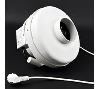 Комплект KRAFTAIR вентилятор канальный круглый с вилкой ВКК-100V+вилка