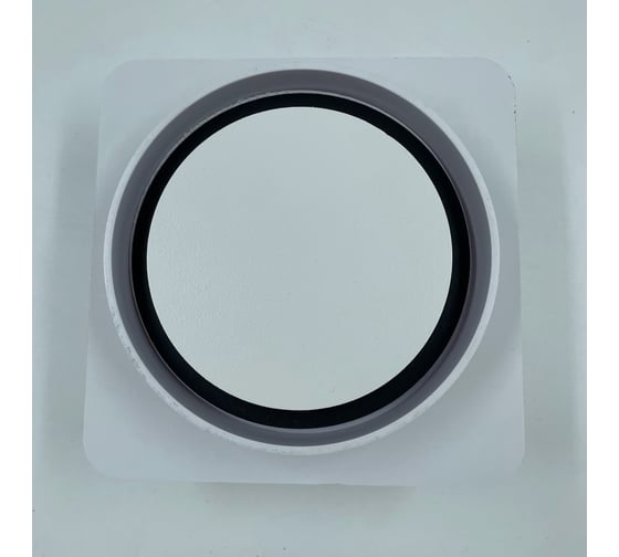 Решетка скрытого монтажа ВИЕНТО для натяжного потолка Д=125 с вентилятором Д=125 мм на шарикоподшипнике, выход на трубу 125мм SECRET SECRET 125-125 1