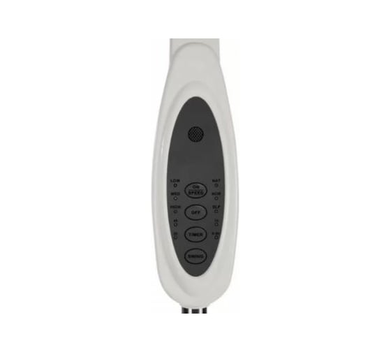 Напольный вентилятор DUX DX-1601R с пультом и таймером, 40 Вт, 220V, цвет белый, серый 60-0209