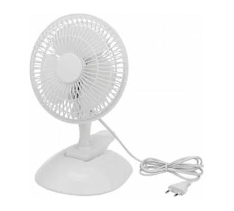 Настольный вентилятор DUX DX-614 15 Вт, 220V, белый 60-0211