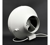 Вентилятор канальный круглый KRAFTAIR ВКК-160 EC для круглых воздуховодов диаметром 160 мм ВКК-160EC+вилка