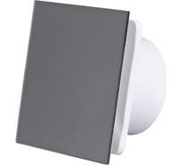 Вентилятор вытяжной VENTSFERA со стеклянной лицевой панелью и обратным клапаном, D 100 100 DZEN Gray glass