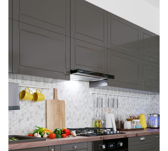 Вытяжка LEX HUBBLE 2M 600 BLACK CHAT000062 1