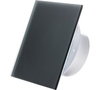 Вытяжной тонкий вентилятор SlimVent МV 100, стекло квадрат серый матовый 96129