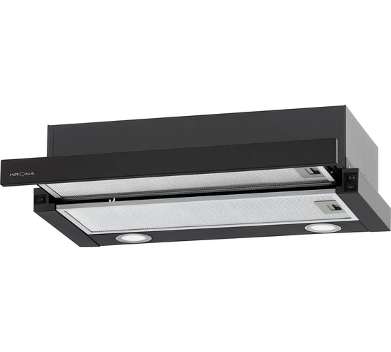 Вытяжка кухонная Krona KAMILLA T 600 BLACK (2 мотора) КА-00007303