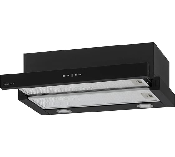 Вытяжка кухонная Krona KAMILLA TK 600 BLACK (1 мотор) КА-00008312