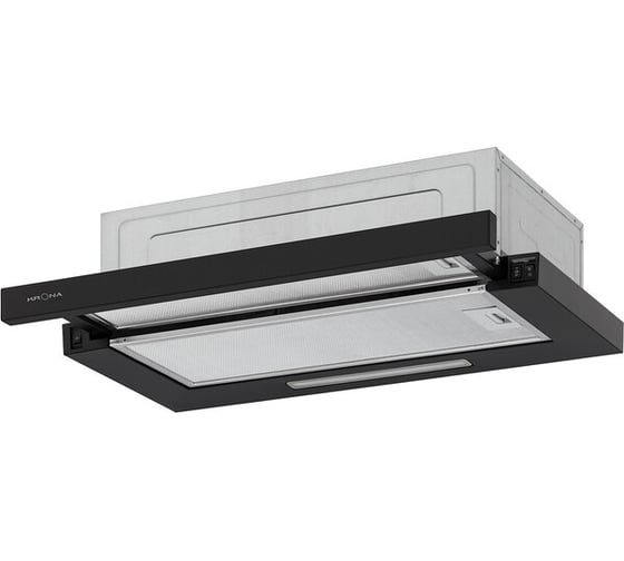 Вытяжка кухонная Krona KERRY 600 BLACK PB V2 КА-00012032 1