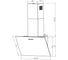Вытяжка Weissgauff SIGMA 50 PB WH 430136 19