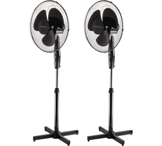 Вентилятор электрический напольный NORMANN ACF-198 (2 шт. в упаковке) ЦИ-3406596096