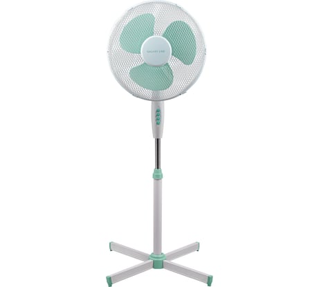 Напольный вентилятор Galaxy LINE 60 Вт, диаметр 40см, высота 120см, 3 пластиковые лопасти, 7050181090