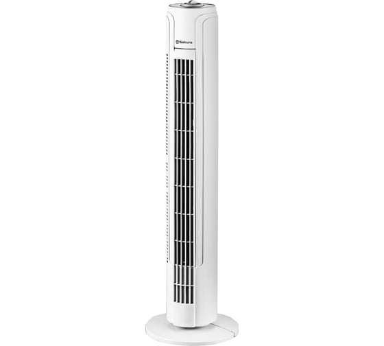 Вентилятор-колонна напольный SAKURA SA-19W белый УТ000003040