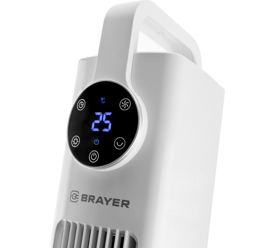 Колонный вентилятор BRAYER с LED-дисплеем и пультом BR4957