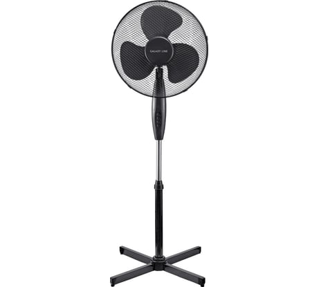 Напольный вентилятор Galaxy LINE 60 Вт, диаметр 40см, высота 120см, 3 пластиковые лопасти, 7050181050