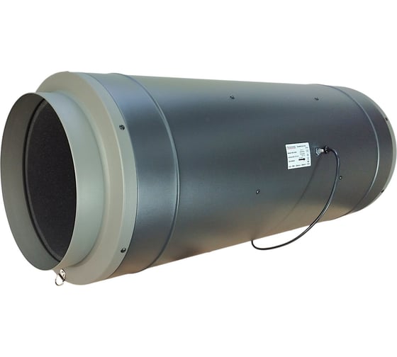 Канальный вентилятор TECHNO HDI-300PE, малошумный высокой производительности, односкоростной, D300мм, 2600м3/час, 747Па, металл, провод 0.6м, 350Вт, 230В 721300