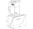 Кухонная вытяжка Hietzel CHV 6023S Pro WH H96 9