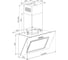 Кухонная вытяжка Hietzel CHV 6028M Pro BL H95 4