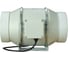 Канальный вентилятор TECHNO HF-150P, 2-х скоростной, D150(160)мм, 410/530м3/час, 240/300Па, пластик, провод 0.6м, с двумя силиконовыми кольцами, 54Вт, 230В 707150 4