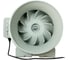 Канальный вентилятор TECHNO HF-250P, 2-х скоростной, D250мм, 1064/1405м3/час, 371/488Па, пластик, провод 0.6м, 225Вт, 230В 707250 1