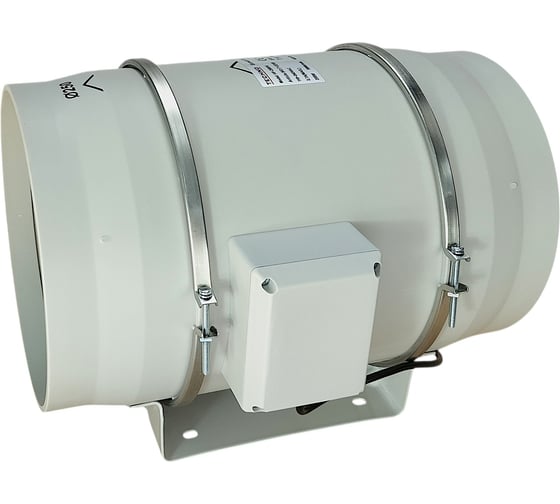 Канальный вентилятор TECHNO HF-250PE, аналоговое управление 0-10В, D250мм, 1650м3/час, 1059Па, пластик, провод 0.6м, 225Вт, 230В 712250