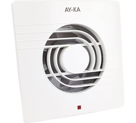 Вентилятор AY-KA диаметр 100 мм, с индикацией, белый 2510200