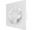 Вентилятор накладной DiCiTi SLIM D125 обратный клапан Matt white SLIM 5C Matt white 1