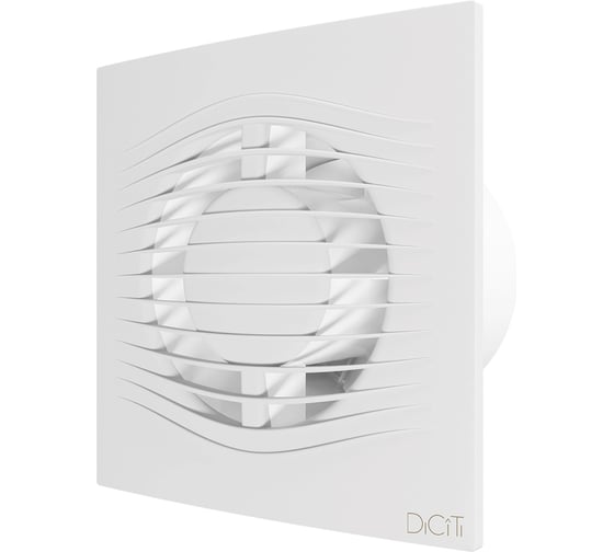 Вентилятор накладной DiCiTi SLIM D100 обратный клапан Matt white SLIM 4C Matt white