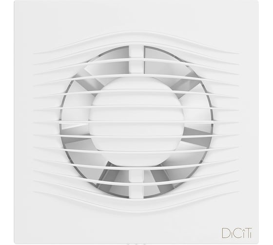 Вентилятор накладной DiCiTi SLIM D100 обратный клапан Matt white SLIM 4C Matt white
