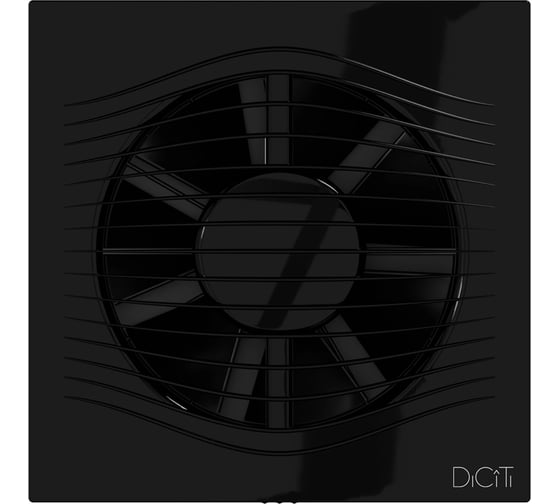 Вентилятор накладной DiCiTi SLIM D125 обратный клапан Obsidian SLIM 5C Obsidian
