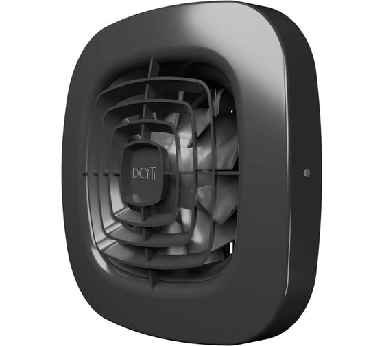 Вентилятор накладной DiCiTi AIR D100 обратный клапан Dark gray metal DICITI AIR 4C Dark gray metal