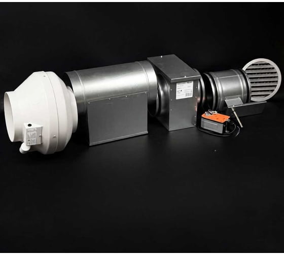 Вытяжной комплект KRAFTAIR Макс-ПК200(ВКК V+ЭНК+ФЛК+DcGAR+TFU+PGC)